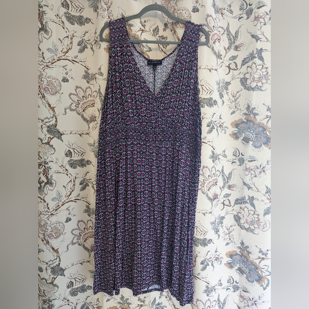 Lane Bryant Smocked Surplus Dress